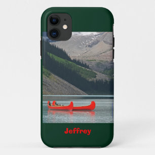 Etui iPhone Case-Mate Montagnes & Canots rouges, Nom,