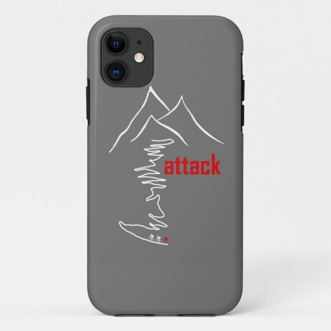 Coques Case-Mate iPhone Montée en vélo, Attaque (Dos)