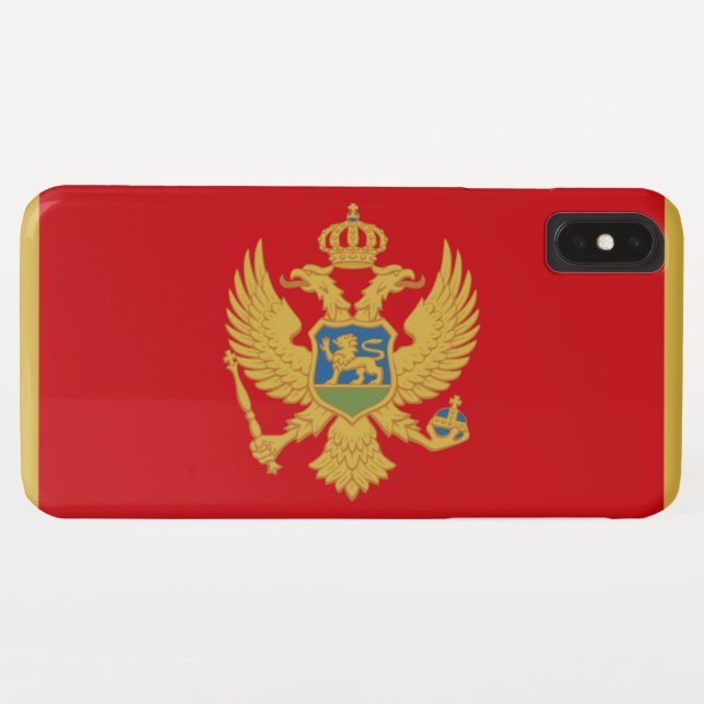 Coques Case-Mate iPhone Monténégro (Dos (Horizontal))