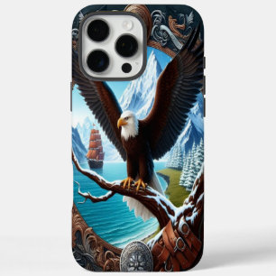 Coques iPhone 16 Pro Max Montre d'aigle sur les mers d'hiver