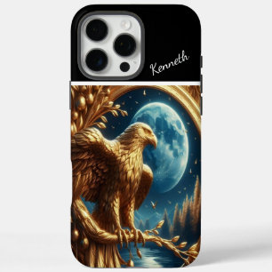 Coques iPhone 16 Pro Max Montre Lune de Golden Eagle