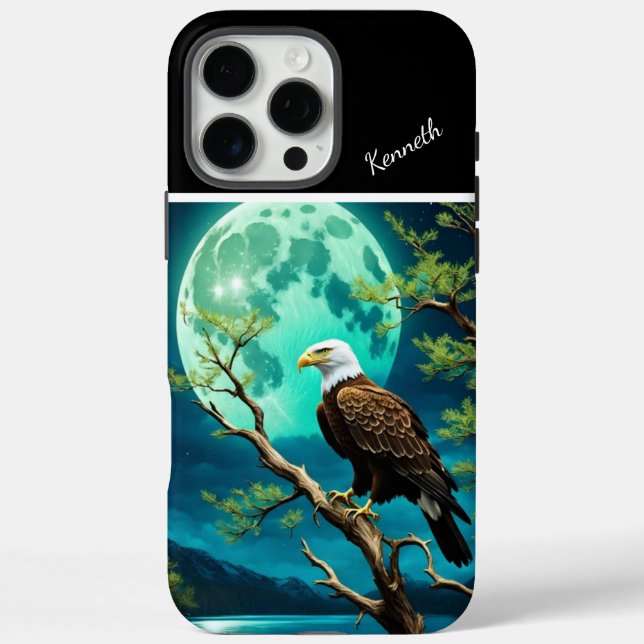 Coques Case-Mate iPhone Montre Lune de l'aigle (Verso)