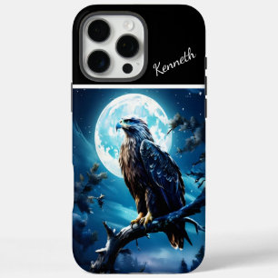 Coques iPhone 16 Pro Max Montre Lune Illuminante d'Aigle