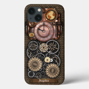iPhone 13 Case Montre vintage #2 Redux de Steampunk