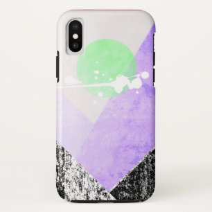 Case-Mate iPhone Case Monts en violet noir géométrique Art de la surface