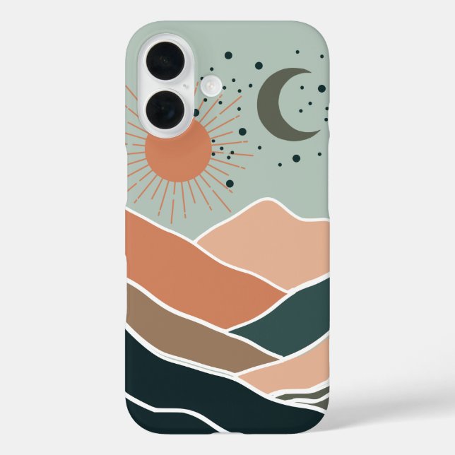 Coques Case-Mate iPhone Monts Sun & Moon (Verso)