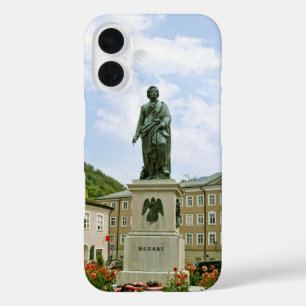 Coque Pour iPhone 16 Monument Mozart à Salzbourg, Autriche