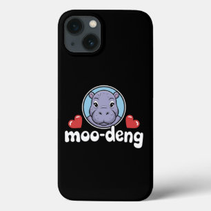 Case-Mate iPhone Case Moo Deng Bouncy Pig en image Thaï bébé Hippopotame