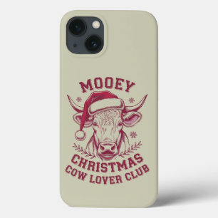 Case-Mate iPhone Case Mooey Noël Western Cow Lover Club Saison de Noël