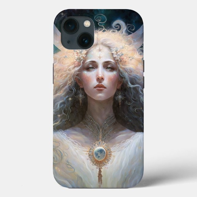 Coques Case-Mate iPhone Moon Goddess Imaginaire Art (Verso)