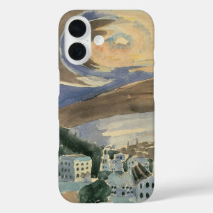 Coque Pour iPhone 16 Moon Over Barcelona de Walter Gramatte