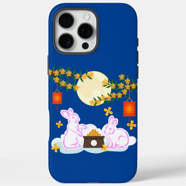 Coques Case-Mate iPhone Moon Rabbit Mooncake Osmanthus (Verso)