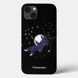 Case-Mate iPhone Case Moon Star Music Dream Girl Paysage moderne