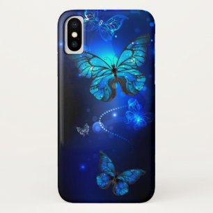 Case-Mate iPhone Case Morpho Butterfly in the Dark Background