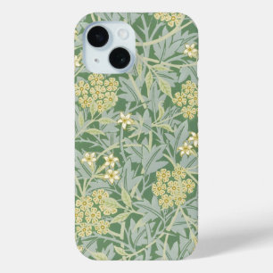 Coque Pour iPhone 15 Morris Vigne & Jasmin Jardin Fleur Classique