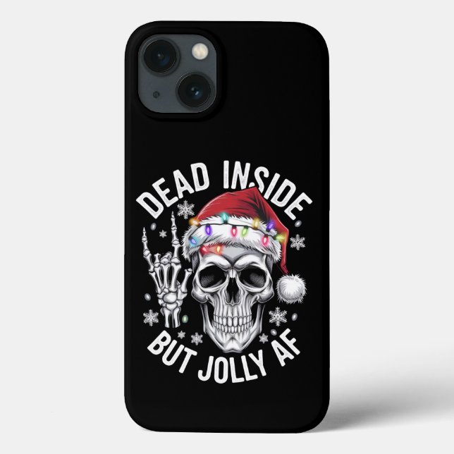 Coques Case-Mate iPhone Mort à l'intérieur mais Jolly AF cadeau de Noël Sq (Verso)