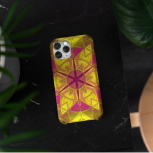 Case-Mate iPhone Case Mosaic Kaleidoscope Fleur Jaune et Rose