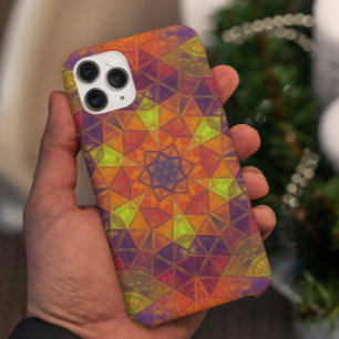 Case-Mate iPhone Case Mosaic Kaleidoscope Fleur orange violet vert
