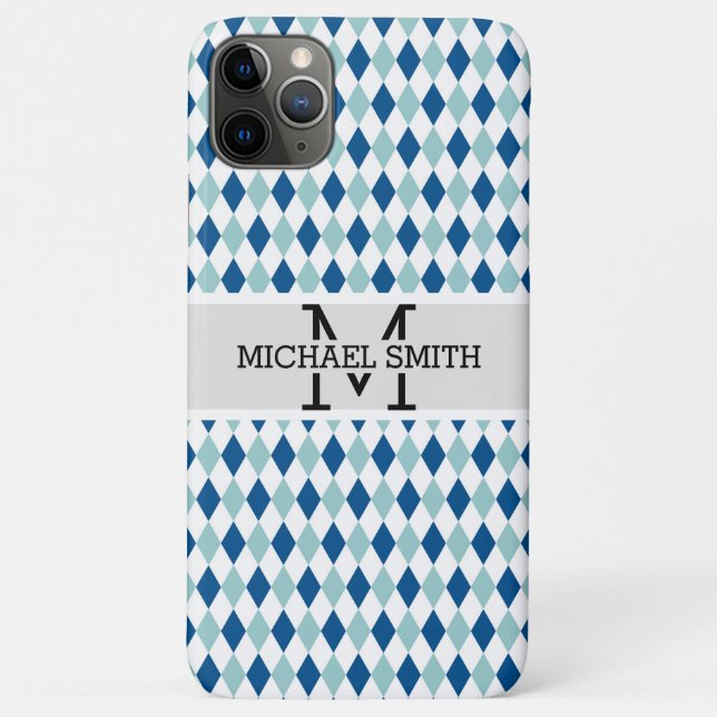 Coques Case-Mate iPhone Mosaic Modern Monogram #7 (Dos)