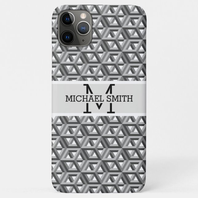 Coques Case-Mate iPhone Mosaic Monogram (Dos)