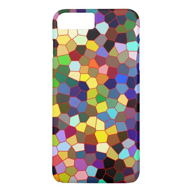Coques Case-Mate iPhone Mosaïque Abstraite colorée (Dos)