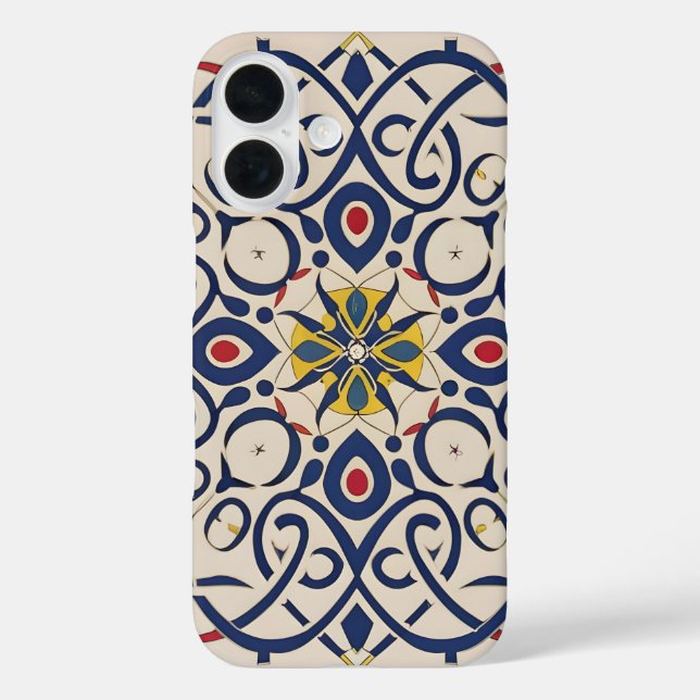 Coques Case-Mate iPhone mosaïque fine, Mandala Motif (Verso)