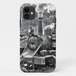 Case-Mate iPhone Case Moteur de train à vapeur Vintage noir et blanc Coq