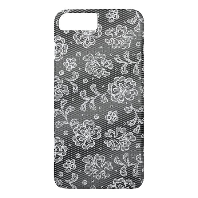 Coques Case-Mate iPhone Motif 1 de tissu de dentelle (Dos)