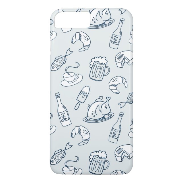 Coques Case-Mate iPhone Motif 2 de nourriture (Dos)