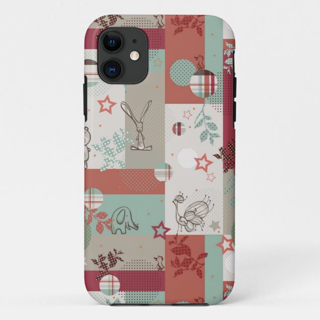 Coques Case-Mate iPhone Motif 2 d'édredon de bébé (Dos)