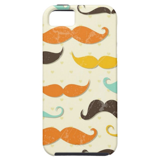 Coques Case-Mate iPhone Motif 3 de moustache (Dos)