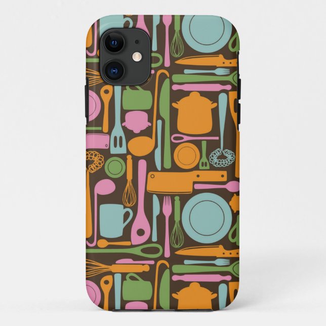 Coques Case-Mate iPhone Motif 3 d'ustensiles de cuisine (Dos)