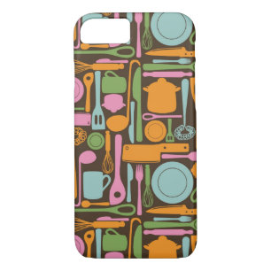 Coques Pour iPhone Motif 3 d'ustensiles de cuisine