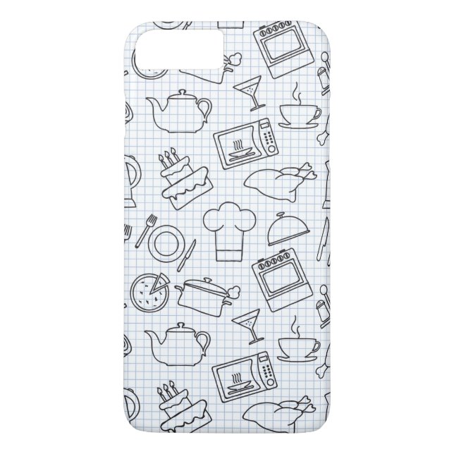 Coques Case-Mate iPhone Motif 4 de cuisine (Dos)