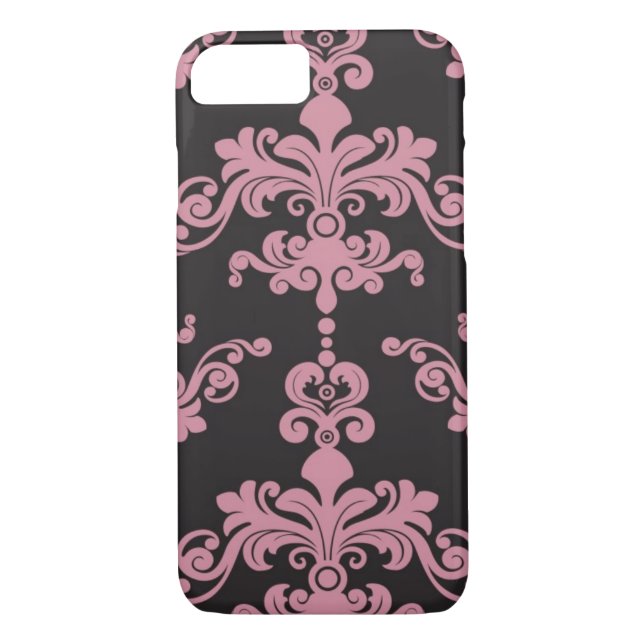 Coques Case-Mate iPhone Motif 5 de damassé (Dos)