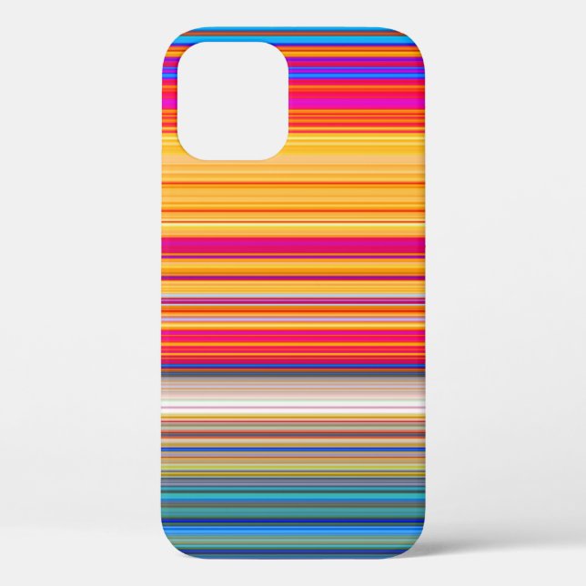 Coques Case-Mate iPhone Motif à bandes multiples (Verso)