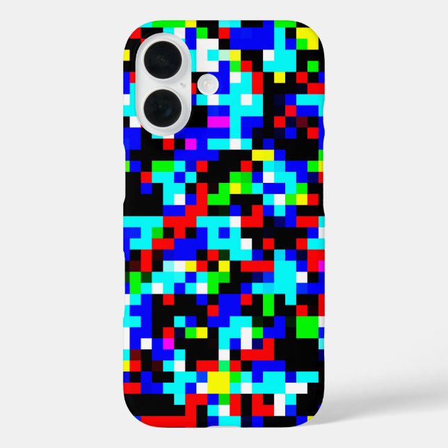 Coques Case-Mate iPhone Motif à Carré multicouleur cool (Verso)