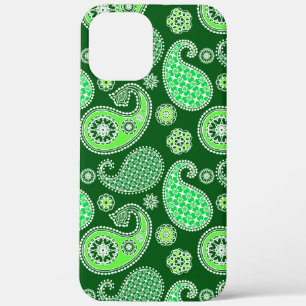 Coques Pour iPhone Motif à dessins de Paisley, vert émeraude et jade
