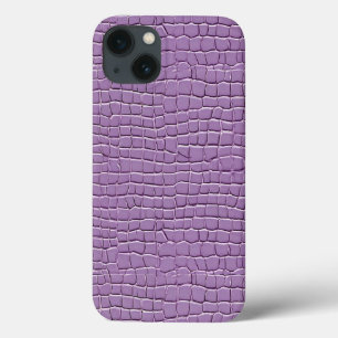 Case-Mate iPhone Case Motif à effet cuir lilas