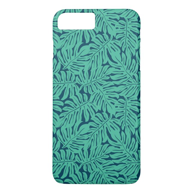 Coques Case-Mate iPhone Motif à feuilles tropicales de Monstera (Dos)