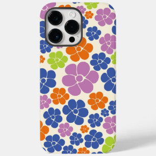 Coque Pour Pour iPhone 14 Pro Max Motif à fleurs - Bleu, Orange, Violet, Vert