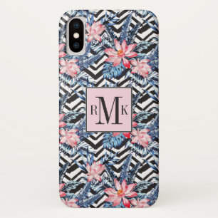 Coque Case-Mate Pour iPhone Motif à fleurs de lotus tropicaux