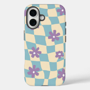 Coque Pour iPhone 16 Motif à fleurs rétro
