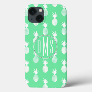 Etui iPhone Case-Mate Motif à la menthe d'ananas   Monogramme