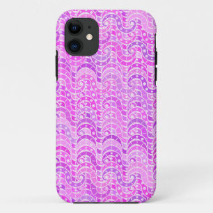 Etui iPhone Case-Mate motif à ondes Abstraites - violet, lavande, orchid