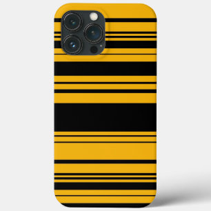 Case-Mate iPhone Case Motif à rayures jaune et noir