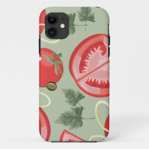 Coques Pour iPhone Motif abstrait avec la tomate