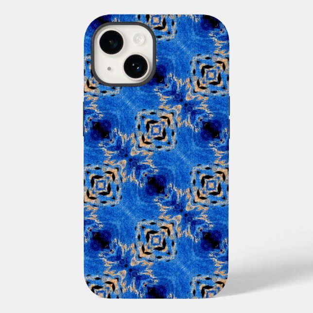 Coques Case-Mate iPhone motif Abstrait, Blue Horizon, (Verso)