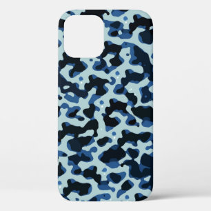 Etui iPhone Case-Mate Motif Abstrait Camo noir bleu