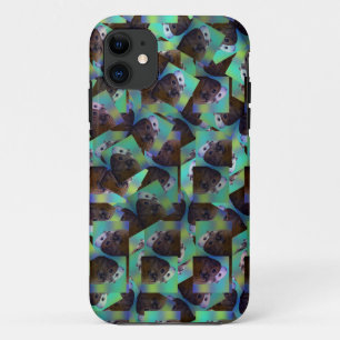 Case-Mate iPhone Case Motif Abstrait De Cochon De Guinée Brown Et Blanch